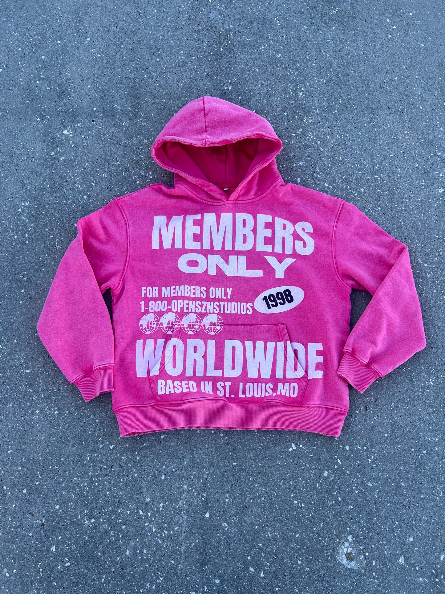 PINK “MEMBERS” HOODIE